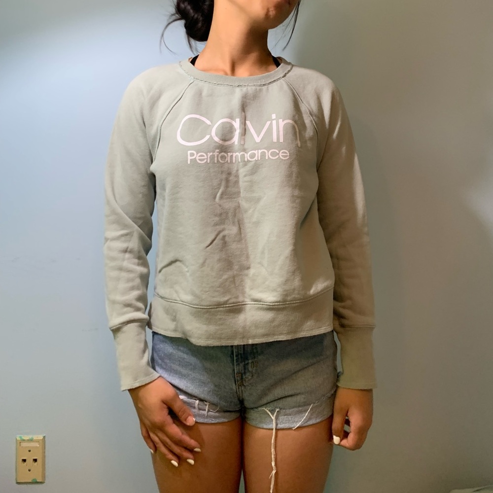 Calvin Klein Light Green Crewneck